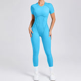 Women Backless Yoga Jumpsuit