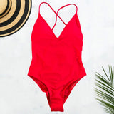 Women Solid Plus Size Swimsuit