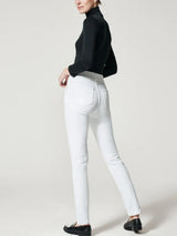 Women White Office Pants