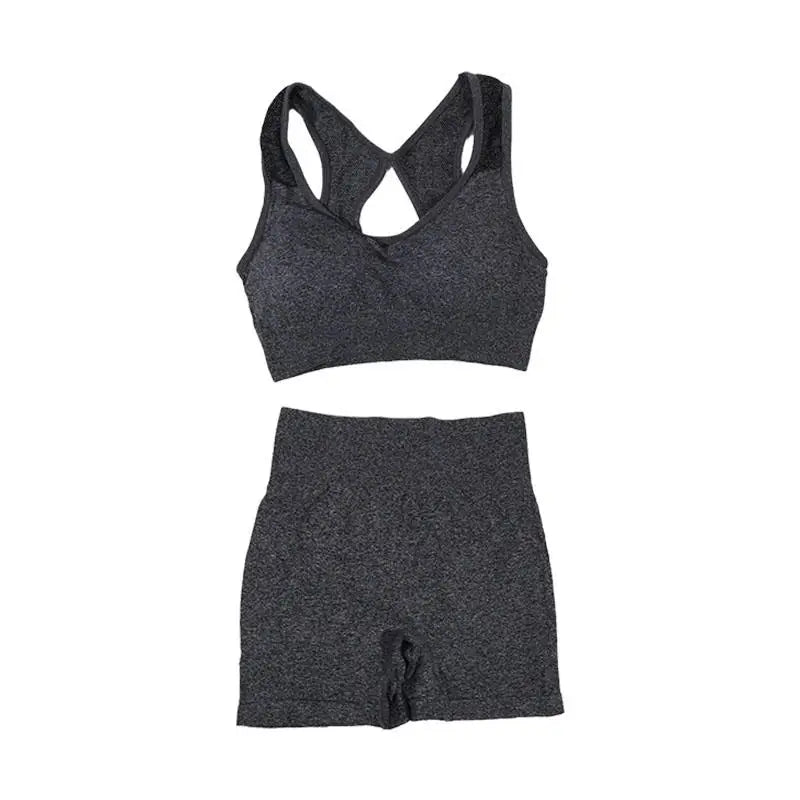 Women Yoga Vest & Shorts Set