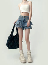 DoubleEdge™ – Anti-Slip Cake Skirt (Stretch Slim A-Line Layered)