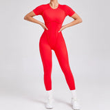 Women Backless Yoga Jumpsuit