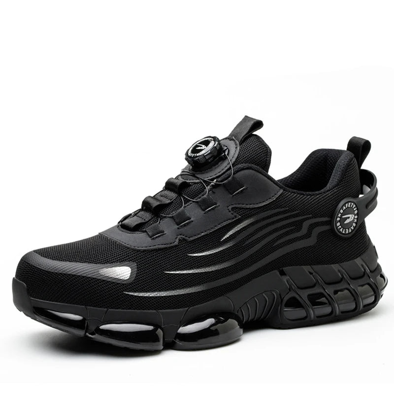 Women Safety Shoes Breathable Mesh Steel Toe Boots