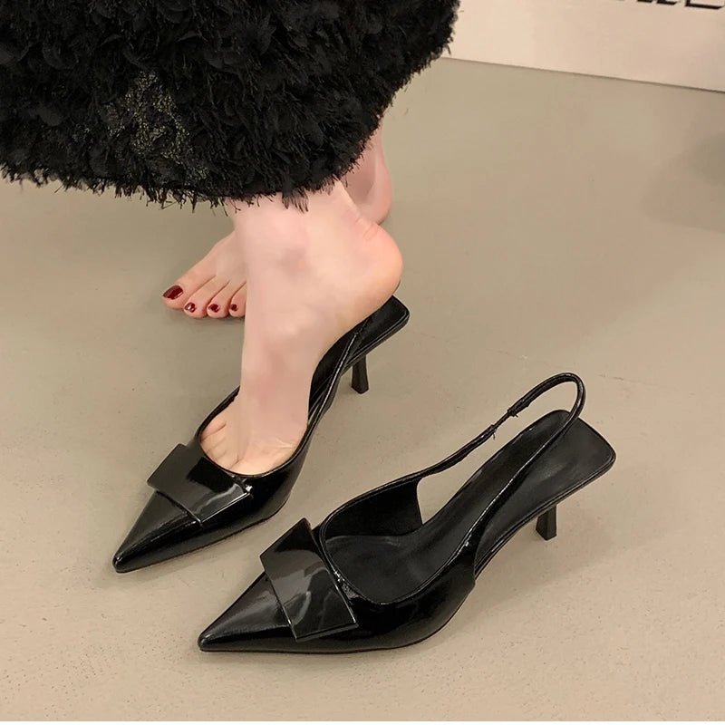 Pointed Toe Slingback Heels – Summer 2025
