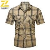 Men Plaid Casual Shirt