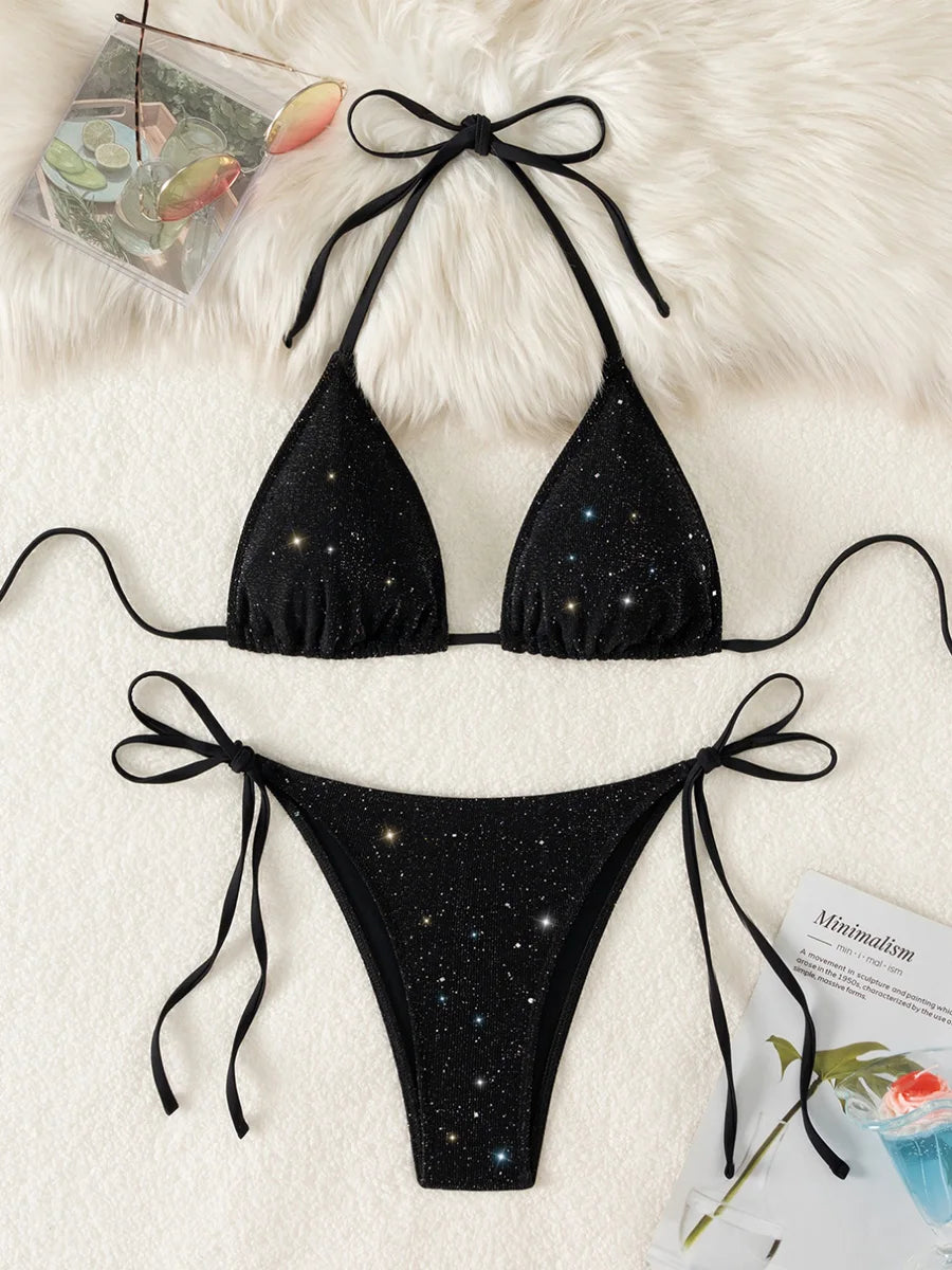 Sparkling Halter Bikini