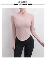 Women Textured Long Sleeve Running Jacket