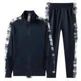 Men's Plus Size Tracksuit – 2 Piece Gym Set