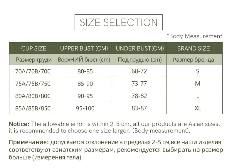 Women Push Up Wireless Bra