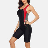 Women Knee-Length Sports Swimsuit
