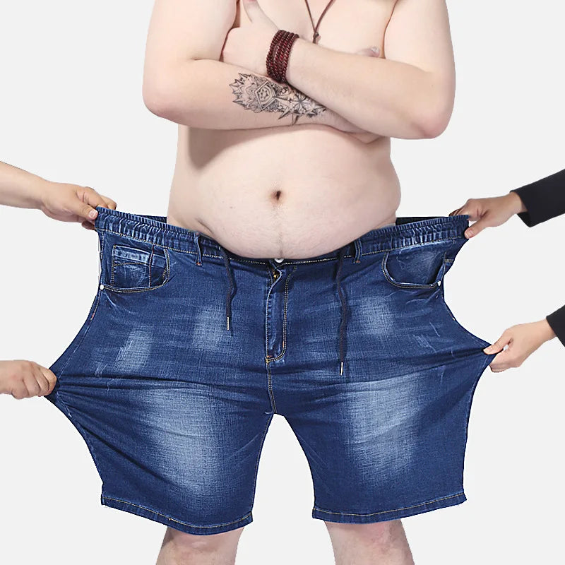Men's Plus Size Denim Shorts 14XL