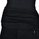 AzureMuse™ – Blue Turtleneck Party Jumpsuit (Classy, Cozy & Sleek)