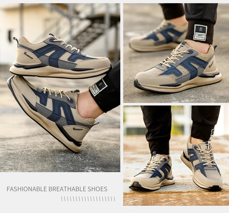 Men Steel Toe Indestructible Work Sneakers