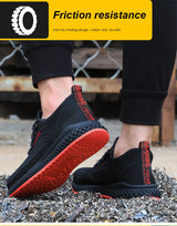 Manlegu Air Mesh Lightweight Safety Sneakers