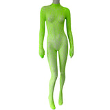 Women Fishnet Lace Bodysuit