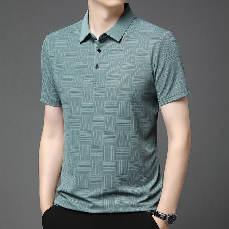 Men Printed Polo Shirt