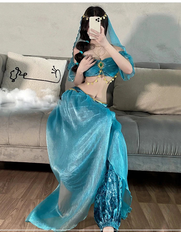 Egyptian Queen Belly Dance Costume Set