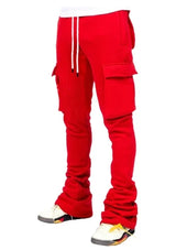 Men's Plus Size Stacked Cargo Pants – Fleece Streetwear