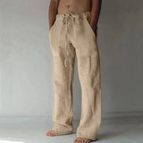Men Cotton Linen Jogger Pants