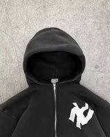 Women's Y2K Retro Letter Hoodie