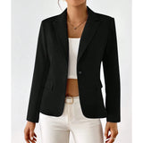 MuseTrim™ – Sleek Business Lapel Blazer (Minimalist Single-Button, Modern Fit)