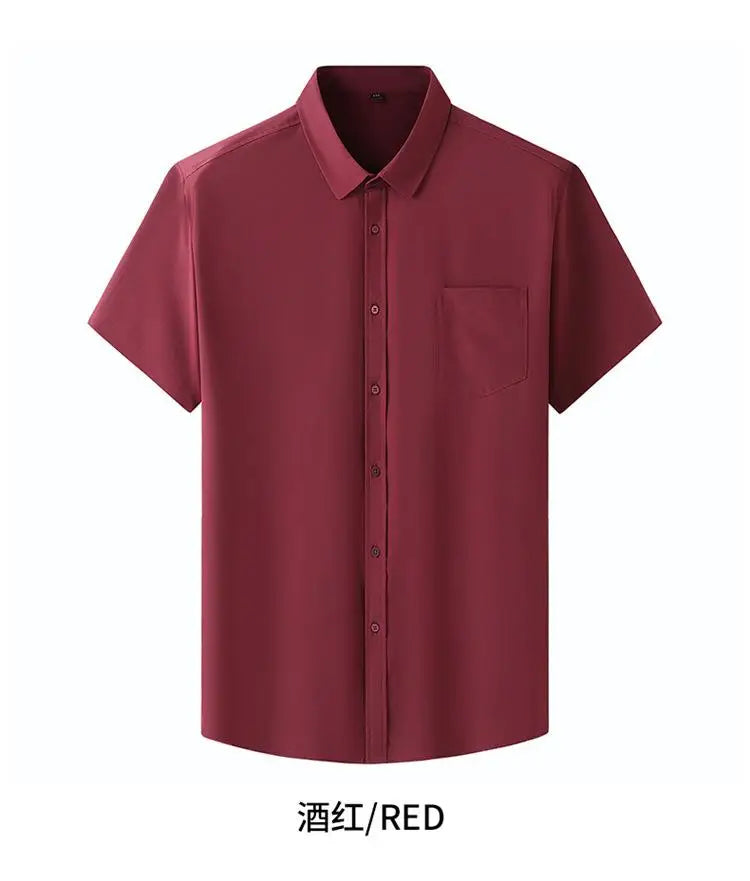 Men Plus Size Work Shirt