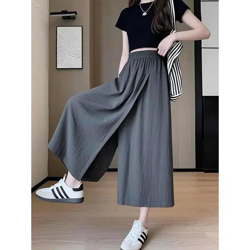 Women Vintage Mesh Tulle Long Skirt