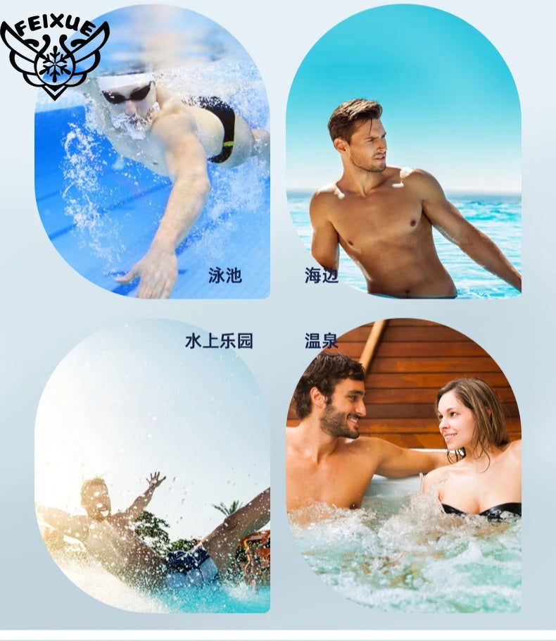 Men's Plus Size Beach Swim Shorts