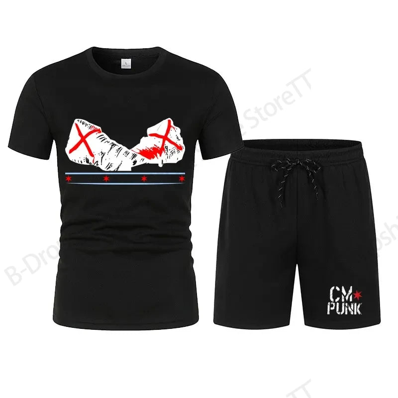 Men CM Punk Print Set