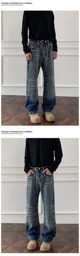 Men's Plus Size Slim Fit Bootcut Jeans