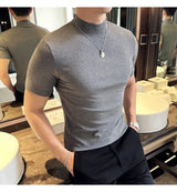 Men Korean Slim Fit Turtleneck Tee