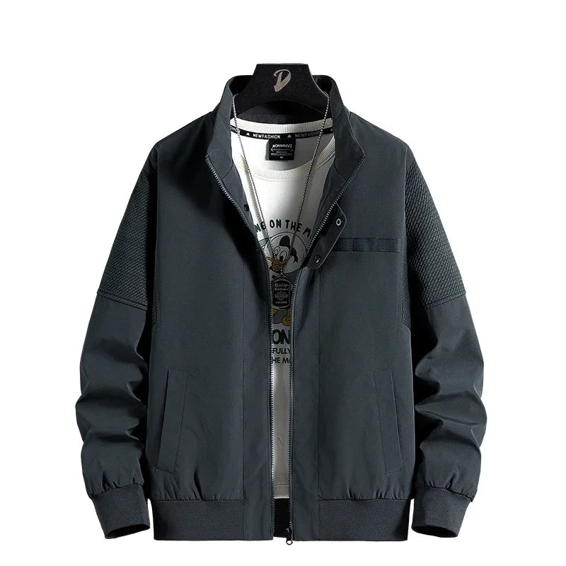 Men's Plus Size Motorcycle Windbreaker