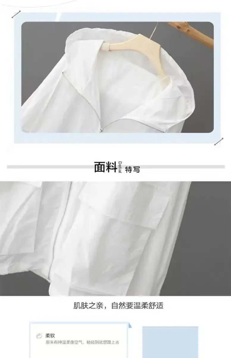 Women Lightweight Hooded Windbreaker