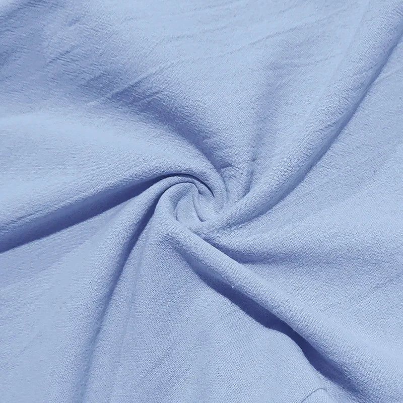 Men Drawstring Linen Pants