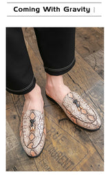 Men Leather Mules