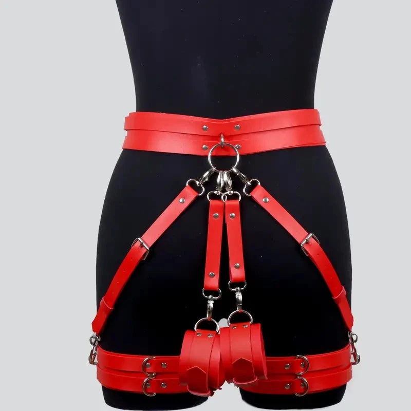 Women Gothic Leg Harness