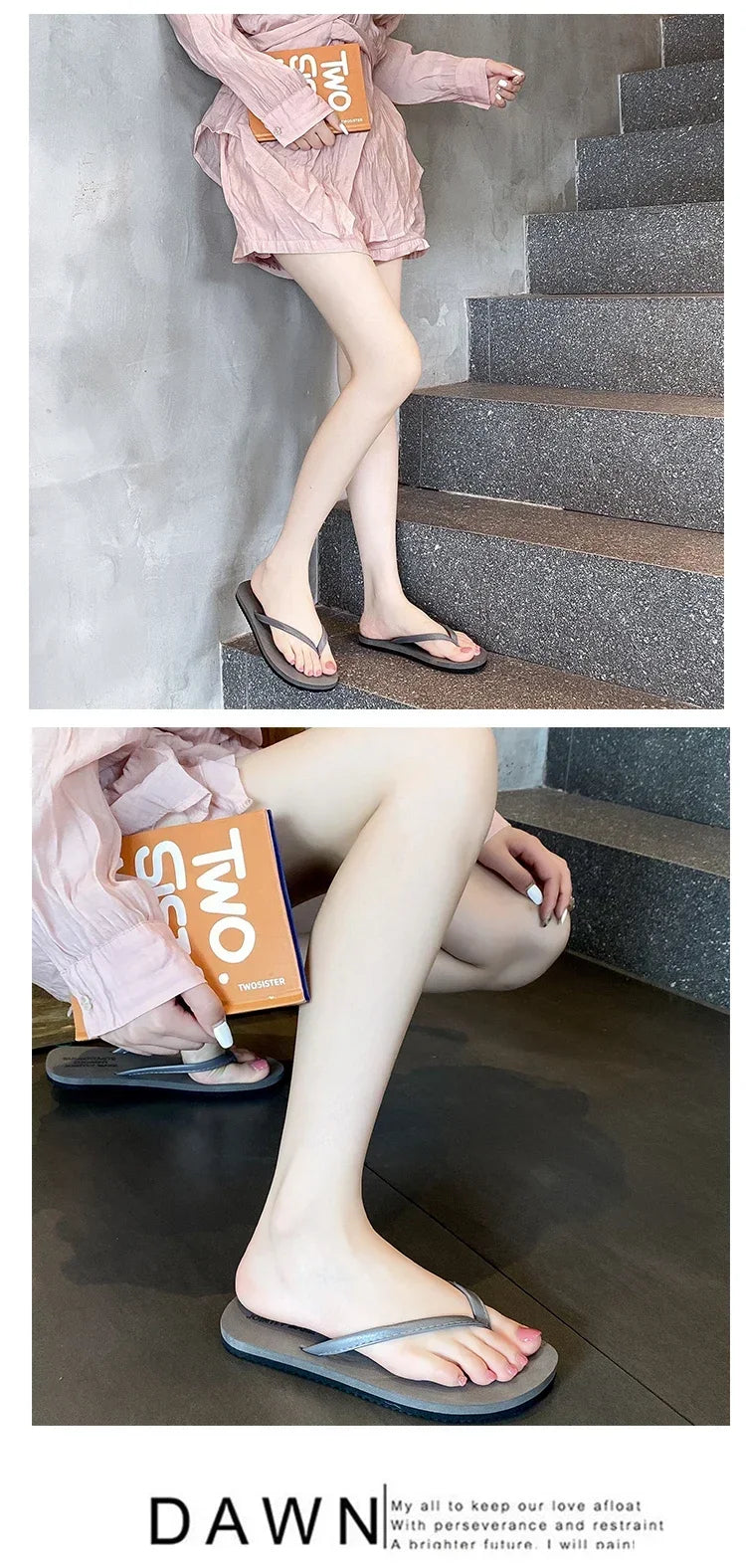 Women Non-Slip Summer Flip Flops – Beach & Outdoor Slippers