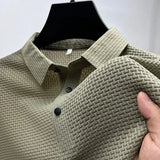 Men Ice Silk Polo Shirt