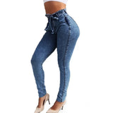 Women Plus Size Stretch Slim Pencil Jeans