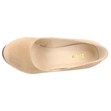 Classic Pointed Wedge Pumps – Black Faux Suede 2025