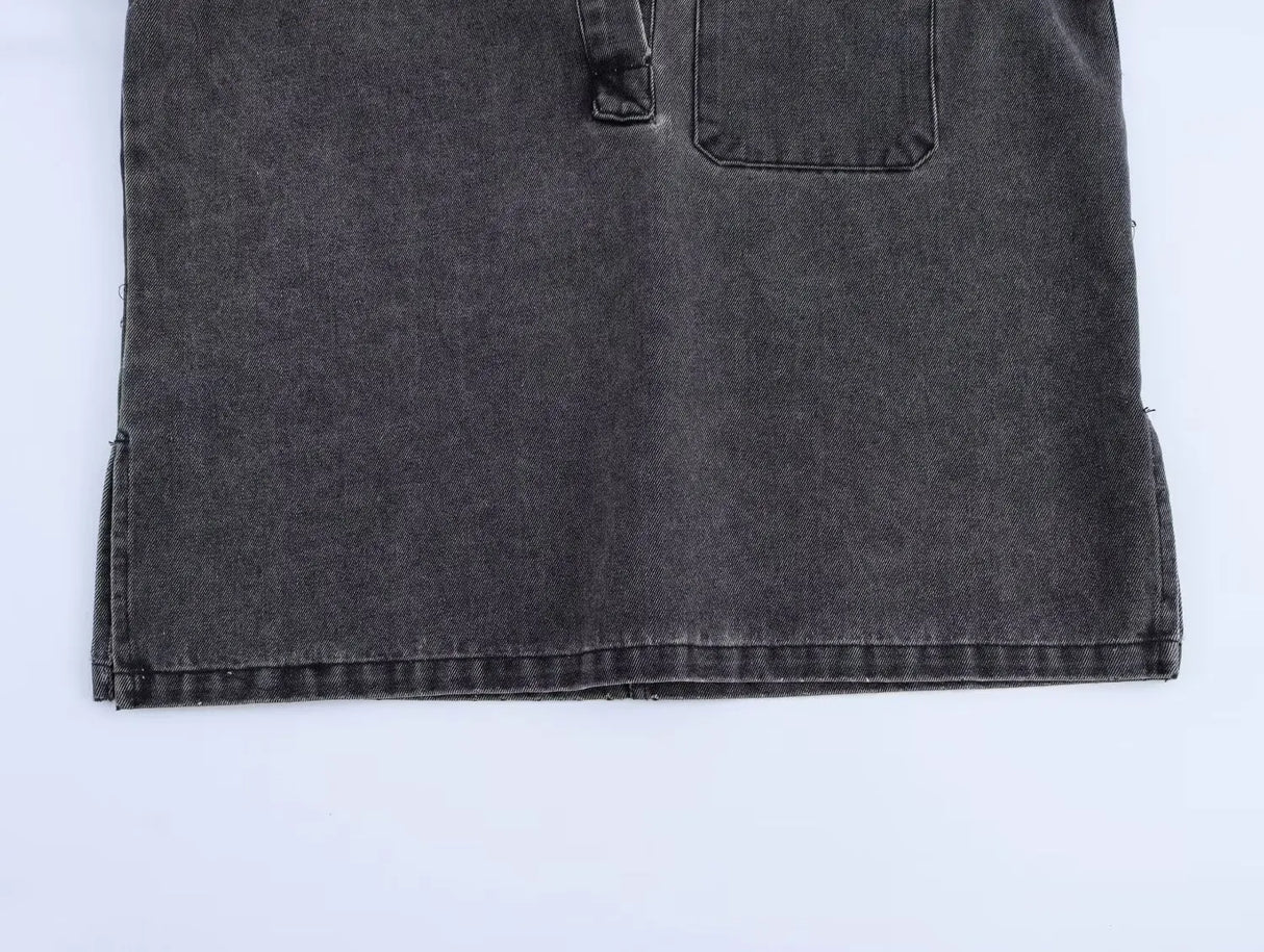 Denim Top & Pant Set for Women