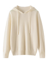 Women's 100% Cashmere Hooded Sweater