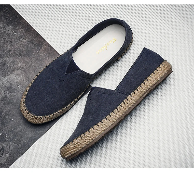 LinenStep™ Men’s Casual Linen Sneakers