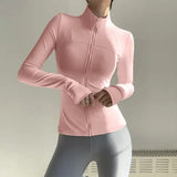 Women Long Sleeve Yoga Jacket