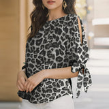 Women Polka Dot Oversize Tunic Top