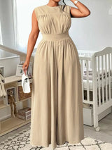 Women Plus Size Floral Print Romper