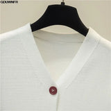 Women's Short Sleeve Crop Knit Sweater