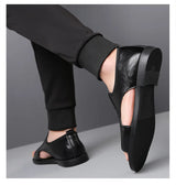 Men’s Leather Summer Beach Sandals 2025