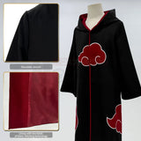 Uchiha Itachi Cloak Anime Cosplay Costume