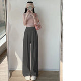 Women’s Oversized French Wide-Leg Pants